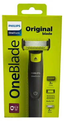 Obrázek produktu pro Philips Norelco OneBlade QP2824/10 holicí strojek pro muže Foil Trimmer Grey Lime