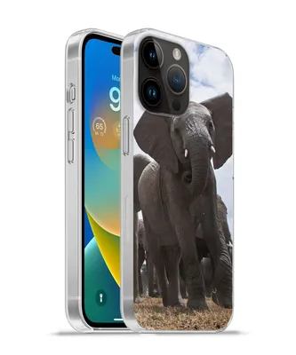 Produktbild von MuchoWow® Handyhülle Schutzhülle Hülle für Apple iPhone 14 Pro Max Elefant - Tiere - Natur - Flachland Silikon Softcase Handy Hülle - Hardcover