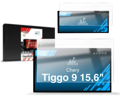 Immagine prodotto di Pellicola protettiva in Vetroceramica 2 in 1 per display auto Chery Tiggo 9 da 15,6" (2025-2026), Grizz Protector