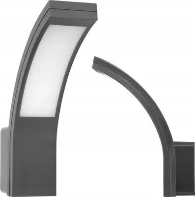 Produktbild von Orno | Gartenleuchte Piryt LED 10W - Grau - IP54 - Energieeffizient - Langlebig - Modernes Design