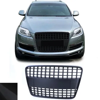Zdjęcie produktu dla Grill przedni i tylny, kolor czarny, do Audi Q7 4L, rocznik 2005-2009