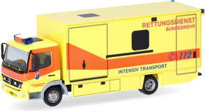 Produktbild von Herpa MB Atego 08 Koffer-LKW Bundeswehr Krankenhaus 747097