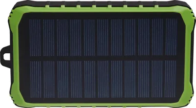 Produktbild von Denver PSO-10012 10.000 mAh Powerbank mit Solar, Handkurbel & Lampe