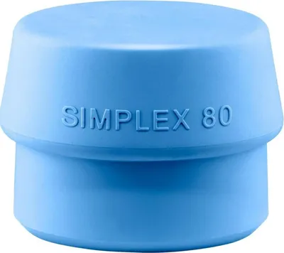 Produktbild von HALDER SIMPLEX Ersatzeinsatz TPE-soft blau 80mm