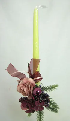 Produktbild von Stabkerze Spitzkerze Leuchterkerze Vanille ca. 25cm