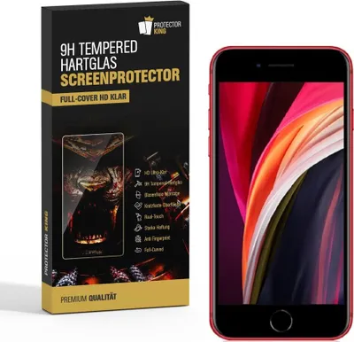 Produktbild von 2x 9H Hartglas für iPhone 8 FULL COVER ANTI-SPY Privacy Panzerfolie Displayschutz