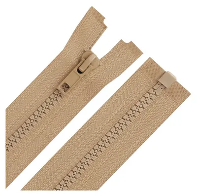 Produktbild von 1 Reißverschluss Kunststoffprofil 5mm 100 cm teilbar Autolock f. Jacken Mäntel,beige