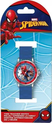 Zdjęcie produktu dla Klasyczny Zegarek Wskazówkowy na Rękę Dziecięcy Dla Dziecka / Spiderman / SPD9048