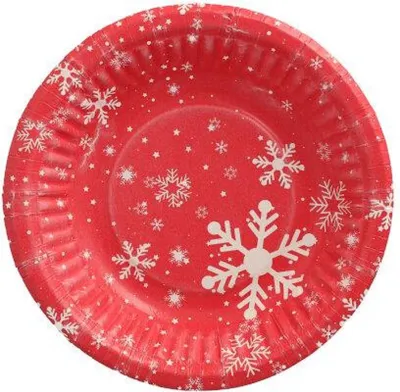 Produktbild von Schalen, Pappe rund Ø 19 cm · 3 cm "Winter Time"