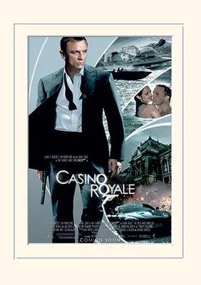 Image de James Bond - Casino Royale One Sheet - 30x40cm - Affiche Poster