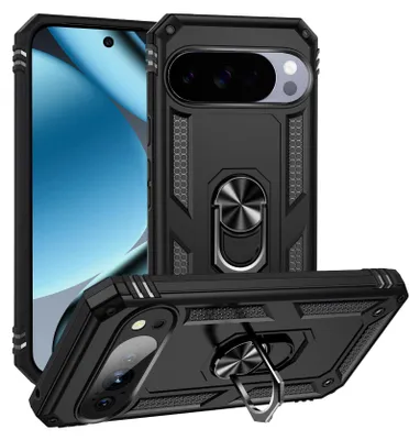 Zdjęcie produktu dla Etui na telefon komórkowy Armor Shield do Google Pixel 10 Pro Ultra Hybrid Case, czarny