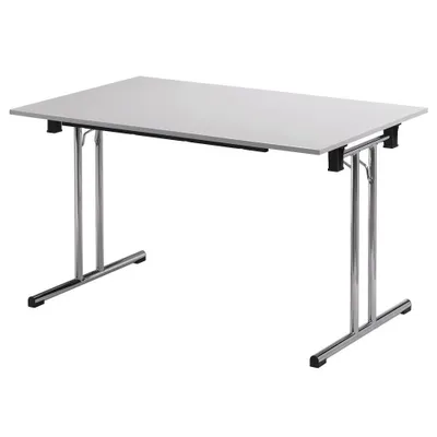 Produktbild von SODEMATUB Mehrzwecktisch lichtgrau rechteckig, Rundrohr chrom, 140,0 x 70,0 x 74,0 cm