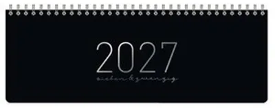 Zdjęcie produktu dla Häfft-Verlag GmbH Tischkalender 2027 Black Edition Black Edition