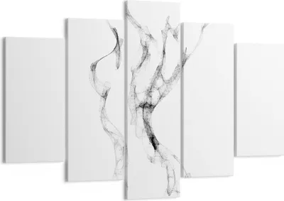 Produktbild von Bild auf Leinwand - Leinwandbild - 5 Teile - Frau Körper Nacktheit - 150x100cm - Wand Bild - Wanddeko - Wandbilder - Leinwanddruck - Bilder - Wanddekoration - Leinwand bilder - EA150x100-4938