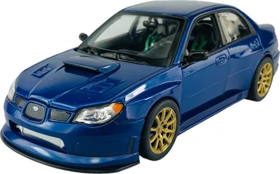 Obrázek produktu pro Welly Subaru Impreza WRX STI modrá měřítko 1:24 model auta 22487