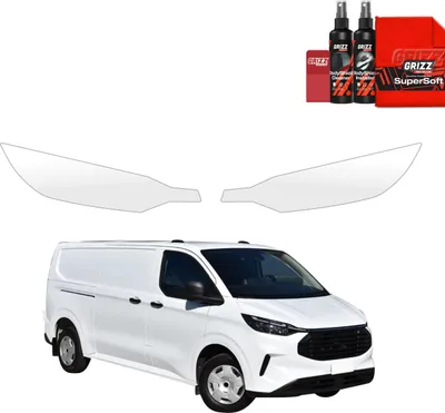 Obrázek produktu pro Ochranná fólie 2 v 1 na světlomety – Ford Custom (2023–2026) Grizz Protector