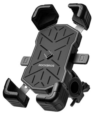 Produktbild von ROCKBROS Fahrrad Handyhalterung, automatische Verriegelung & 360° drehbar – Schwarz