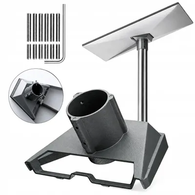 Produktbild von Aluminiumadapter für Satellitenantenne - Rohradapter für Montageplatte - Dachmontage - Kompatibel mit Gen 3/V3