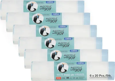Produktbild von Müllbeutel Set 6 x 20 Stück für 20l PASO