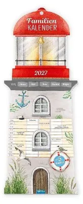 Produktbild von TRÖTSCH - Formkalender Familienkalender Leuchtturm 2027