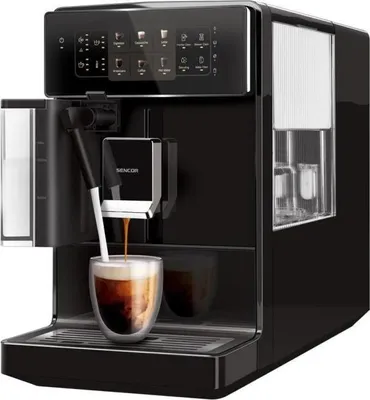 Image de Machine Expresso Sencor SES 9300BK, EasyLatte, Pression 19 Bars, Broyeur Acier Inoxydable, Réservoir 1.3 Litre