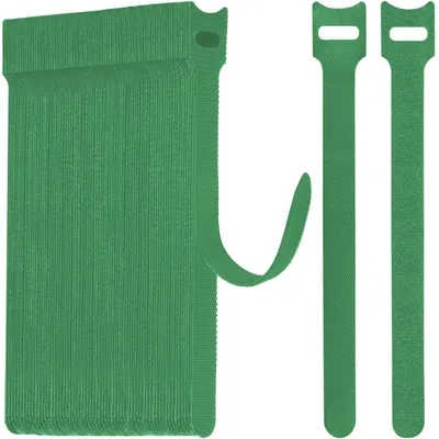 Produktbild von Klett Kabelbinder Wiederverschließbar Grün 70 Stück 15cm