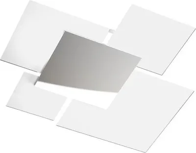 Obrázek produktu pro Moderní stropní svítidlo 1088/70-BI bílé sklo 4xE27