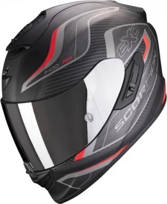 Immagine prodotto di Casco moto SCORPION EXO-1400 AIR ATTUNE nero opaco/rosso XXL
