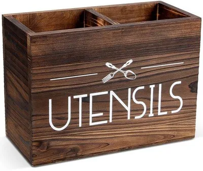 Produktbild von Famanu Halter Küchenorganizer - Holz - 23 cm x 11,4 cm x 16,5 cm