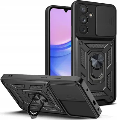 Image de Techsuit Camshield Back Cover Housse pour Samsung Galaxy M15 - Noir