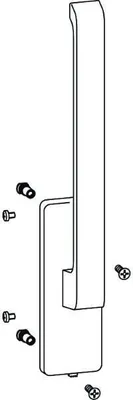 Produktbild von GU-966 Getriebe-Drehgriff DIRIGENT, Aussperrsicherung, weiß, links