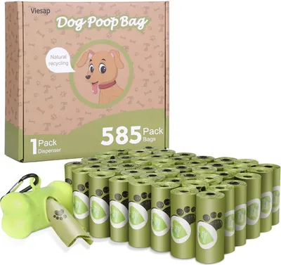 Produktbild von Kotbeutel, Hundekotbeutel, Hundekotbeutel mit Spender, aus Maisstärke, auslaufsicher und geruchsneutral, Hundekotbeutel, parfümiert