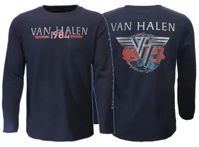 Obrázek produktu pro Tričko s dlouhým rukávem Van Halen Tour 1984 – XXL