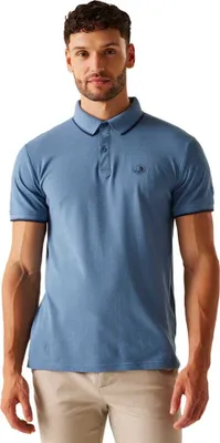 Image de Polo à manches courtes Regatta Tadeo II, bleu, taille M, homme