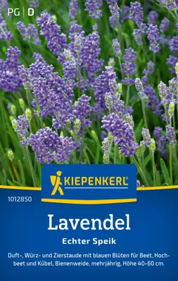 Produktbild von Kiepenkerl Lavendelsamen Echter Speik Lavandula angustifolia 100 Pflanzen