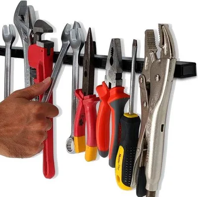 Image de Porte-outils de 61 cm d'épaisseur - support magnétique professionnel pour outils - support magnétique pour outils métalliques - pour l'atelier et le garage.