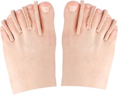 Produktbild von INF Zehenspreizer 10er-Pack Beige L