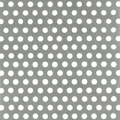 Image de Alberts 466916 tôle perforée, perforation ronde, aluminium, anodisé couleur argent, 200 x 1000 x 0,8 mm