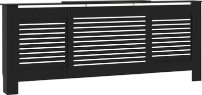 Obrázek produktu pro Kryt na radiátor MDF černý 205 cm