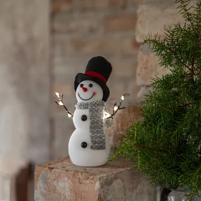 Zdjęcie produktu dla Figurka Bałwanek Led JOYLIGHT 16 cm na baterie
