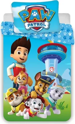 Produktbild von Paw Patrol Ryder Everest Baby Bettwäsche - Set 100x135 40x60cmBunt