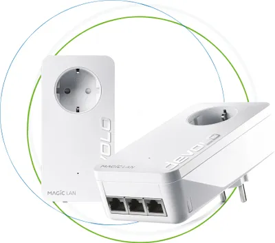 Produktbild von devolo Magic 2 LAN triple Starter Kit (weiss)