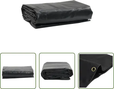 Immagine prodotto di The Living Store Abdeckplane Anthrazit 2x3 m 650 g/m²