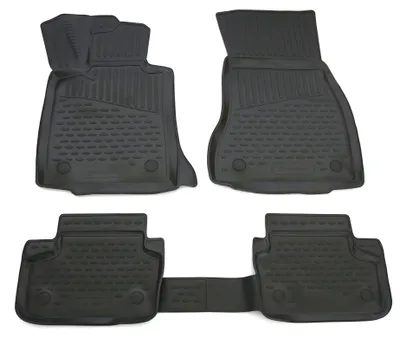 Produktbild von AD Tuning Gummi Fußmatten Set für 5er BMW G30 + G31, Bj. 2016-