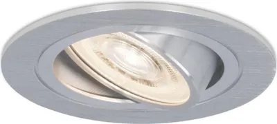 Produktbild von hoftronic LED Einbaustrahler 6W 570lm 4000K Dimmbar Schwenkbar Edelstahl