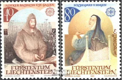 Produktbild von Briefmarken Liechtenstein 1983 Mi 816-817 (kompl.Ausg.) gestempelt Europa