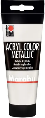 Obrázok produktu pre Acrylfarbe Color metallic weiß