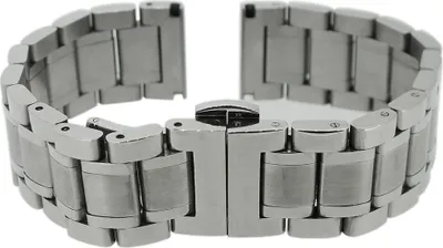 Produktbild von Minott > Uhrenarmband Edelstahlband massiv > Edelstahl silberfarben , Stegbreite:20mm