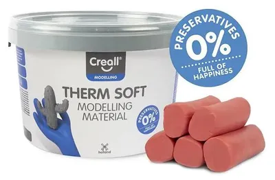 Productafbeelding van Creall Creall Therm Zachte Klei Rood