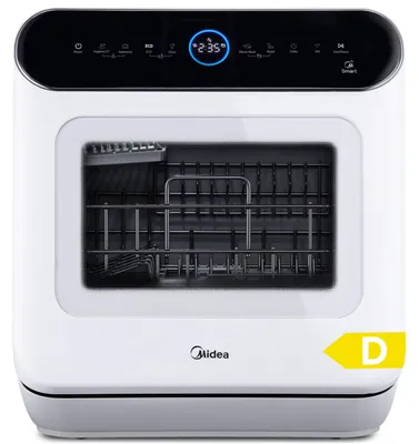 Produktbild von Midea MDWMT0305EW-WE, Arbeitsplatte, Kompakt, Weiß, Berührung, LED, 3 Maßgedecke